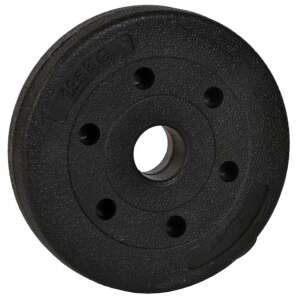 Záťažová doska Funfit Bitumen 1,25 kg, čierna, otvor 3 cm - Funfit