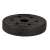 Funfit Bitumen 1.25kg weight plate, black, 3cm hole, side view