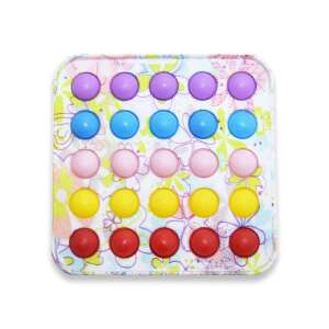 Mintás négyzet alakú Pop It stresszoldó játék / buborékpukkantó szilikon / fejlesztő társasjáték 71385524 Logikai játékok - 0,00 Ft - 1 000,00 Ft