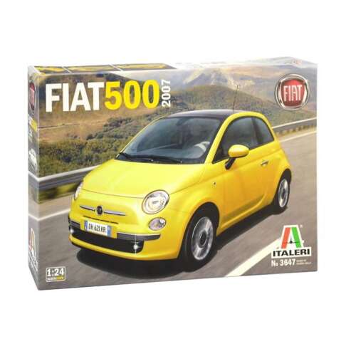 Italeri FIAT 500 (2007) autó műanyag modell (1:24) 71247748