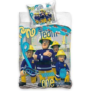Sam a tűzoltó ágyneműhuzat szett, Team One Goal mintával, tartalmaz paplanhuzatot és párnahuzatot - Carbotex