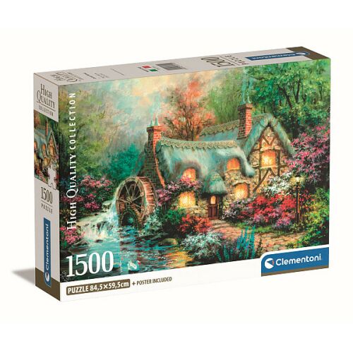 Clementoni Vízimalom puzzle, 1500 darabos, 84x59cm, kirakó - Puzzle és kirakó