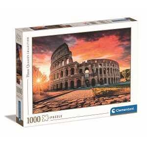Clementoni 1000 darabos puzzle, mely a római Colosseum naplementéjét ábrázolja - Clementoni Puzzle