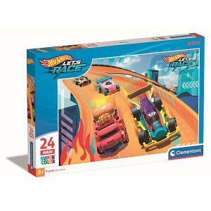 Clementoni Hot Wheels Maxi Puzzle, 24 darabos, 3+ éves gyerekeknek - Clementoni Puzzle