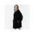 Black oversized hooded blanket sweatshirt, wearable blanket, comfy, warm, cozy, soft, fleece, 2 in 1, for women, men, and kids