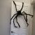 Malatec Halloween giant spider decoration on door