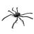 Artificial Spider – Black Color, Plastic + Metal Material, 90 cm Wingspan 107200583