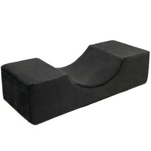 Ergonomikus memóriahabos párna szempillahosszabbításhoz és sminkeléshez, fekete - Kozmetikai rendszerező