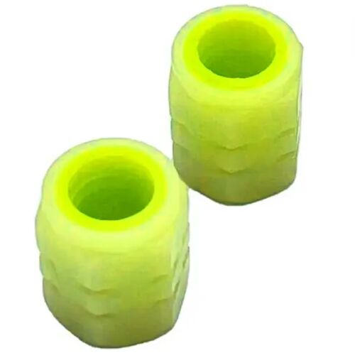 Fluoreszkáló Szelepsapkák - 2 db - Sárga 131443518 - Jármű és alkatrész