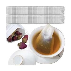 100er Pack Ruhhy Teebeutel, wiederverwendbare Teebeutel für losen Tee, Kräutertee und Gewürze - Tee & Teezubereitungszubehör