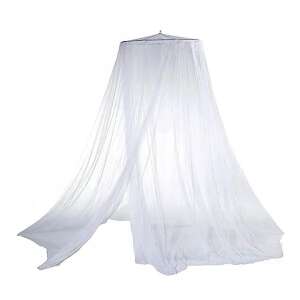 Fehér poliészter szúnyogháló baldachin ágyra - Baldachin