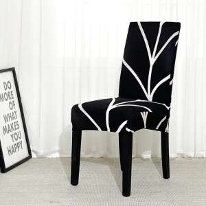 Capac de scaun 4 bucăți - - Dungi negre 50931343 Metraje si textile
