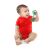 Baby playing with Oball Rattle Teether, Infant Toy