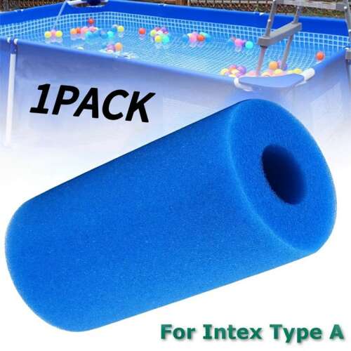 Cartuș de filtru de schimb pentru filtrul de piscină Intex tip A, filtru din spumă albastră, 1 pachet