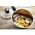 Judge Essentials 20cm stainless steel saucepan with lid and potatoes
