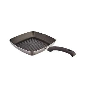 Tigaie grill Judge Everyday, din aluminiu, 24x24x4 cm, neagră - Judge
