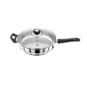 Judge Vista 28cm stainless steel frying pan with glass lid - Cookware & bakeware
