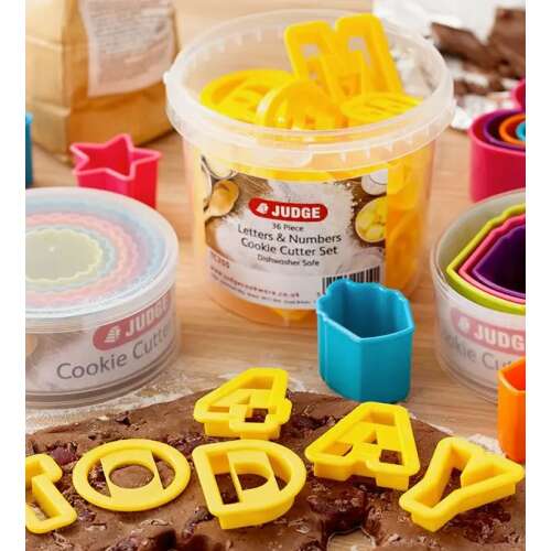 36 pc Judge Kitchen Cookie Cutter Set, plastic/polypropylene, 13.2x11 cm, yellow 107242883