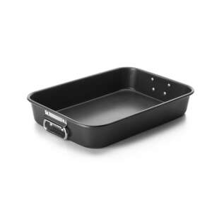 Ibili-Moka carbon steel baking tray, 40x28x6,8 cm, black - Baking sheet