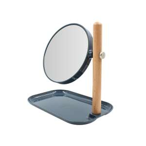 Тоалетна огледал Bathroom Solution с тава, антрацит, 15,5 x 22 cm - Козметично огледало и Комплект за нокти