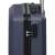 ProWorld Troller 36 liter cabin suitcase, dark blue, 360 degree spinner wheels, close up of TSA lock