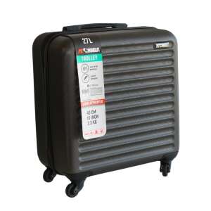 ProWorld 27L cabin trolley suitcase with 360° wheels, black - Dressing Accessory