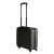 Back view of ProWorld 27L cabin trolley suitcase with 360° wheels, black