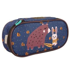 Perletti pencil case with bear and rabbit design, Kool Kids collection - Perletti