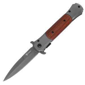 Foxter folding pocket knife, 22.5 cm, stainless steel, with belt clip - Pocket Knives and Folding Knife
