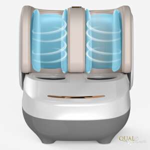 Aparat de masaj pentru picioare Qual Brand® Premium cu masaj 4D, perne de aer și funcție de încălzire - Aparate masaj pentru picioare