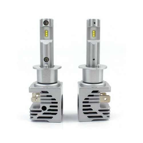 2x H1 M3 LED headlight bulbs, Canbus, 4300k, 55W, 10 000 Lm, 12V-24V