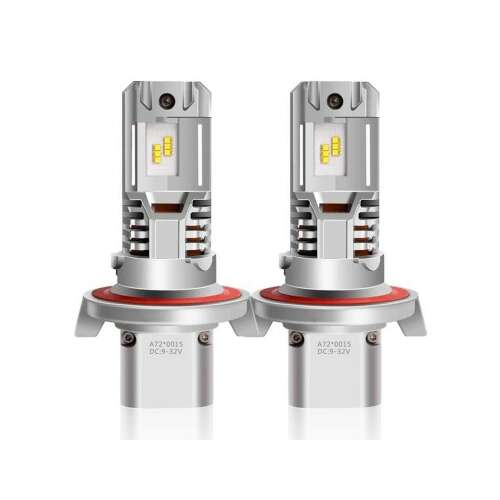2x H13 LED Scheinwerferlampen, 6000k, 55W, 10000Lm, 12V-24V, Canbus