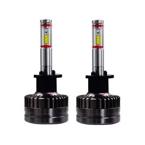 2-balenie LED žiaroviek H1 do auta, 6000K, 60W, 6200 lúmenov, 360 stupňov, Canbus, 12V-24V