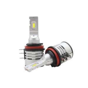 2 LED крушки H15 за фарове, 12000 лумена, 6000k, Canbus, 12V-24V - Автомобилна крушка