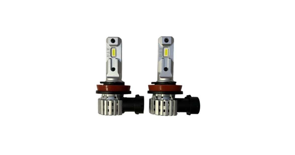 New Fanless CANBus H11/H9/H8 30W LED Headlight Kit - 6000K White, 60W, Plug & Play