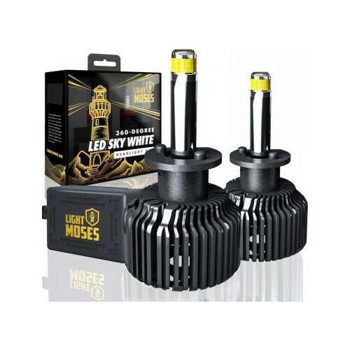 Satz mit 2 H1 M9 LEDs, 6000k Canbus 360 Grad, 80W/Satz, 8000 Lm/Satz, 12V