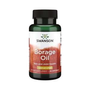 Swanson Borage Oil 1000mg 60 Softgels, Skin and Joint Health Dietary Supplement - Dietary supplement