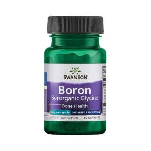 Swanson Boron Bororganic Glycine 6mg 60 capsules, bone health dietary supplement - Dietary supplement