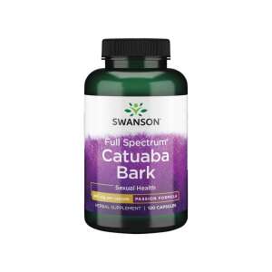 Swanson Full Spectrum Catuaba Bark, 465mg, 120 capsules, herbal supplement for sexual health - Dietary supplement