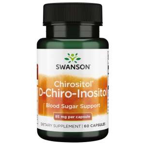 Swanson Chirositol D-Chiro-Inositol 60 capsules, blood sugar support - Dietary supplement