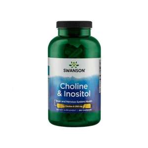 Swanson Choline & Inositol 250 capsules, brain and nervous system health dietary supplement - Dietary supplement
