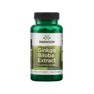 Swanson Ginkgo Biloba Extract 60 mg 120 capsules, cognitive health supplement - Dietary supplement