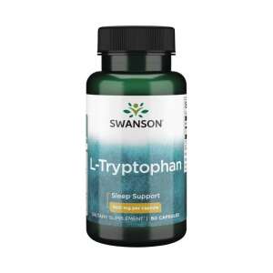 Swanson L-Tryptofan 500mg Wsparcie snu Suplement diety 60 kapsułek - Uroda i zdrowie