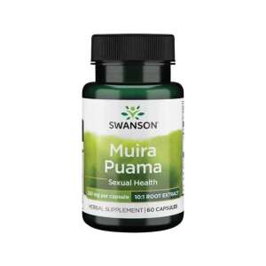 Swanson Muira Puama Sexual Health 250 mg per capsule 10:1 Root Extract Herbal Supplement 60 Capsules - Dietary supplement