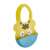 BabyJem Soft Baby Bib with Giraffe Design, Yellow