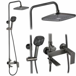 REA STORM Titanium Shower Set 147294953 - Shower set
