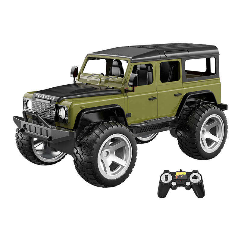 RC remote control car 1:14 Double Eagle (darkgreen) Land Rover De...
