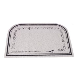 Non-slip entrance mat with French text, 50x80 cm - Doormat