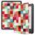 Amazon Kindle 10 2019 K658 6 Zoll E-Book-Reader-Hülle mit farbenfrohem geometrischem Muster, geöffnet