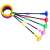 Multicolor LED light up skipping ropes for kids, fun outdoor activity